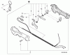 Echo PAS-266 - Power Unit, Ersatzteile Control Handle, Control Cable Assembly  S/N: T44312025884 - T44312999999
