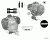 Echo PAS-280 - Trimmer Interchangeable Tool, S/N: T44713001001 - T44713999999 Ersatzteile Labels