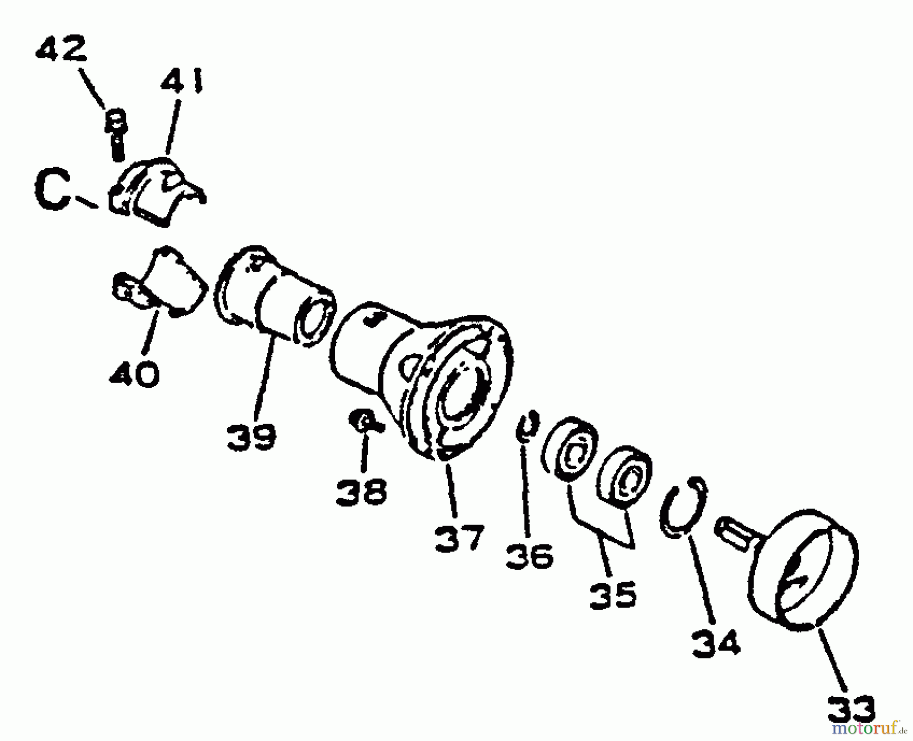 Echo Trimmer, Faden / Bürste SRM-1500A - Echo String Trimmer Clutch Housing