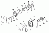Echo SRM-1501 - String Trimmer, S/N:0017001 - 0039000 Ersatzteile Intake, Exhaust, Air Cleaner