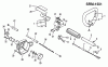 Echo SRM-1501 - String Trimmer, S/N:0083387 - 0135000 Ersatzteile Driveshaft, Handles, Throttle, Stop Switch, Clutch Housing