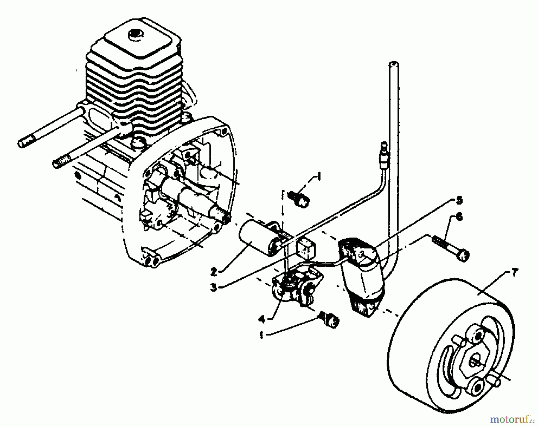  Echo Trimmer, Faden / Bürste SRM-200D - Echo String Trimmer Ignition