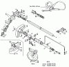 Echo SRM-200DA - String Trimmer, S/N:001001 - 061535 Ersatzteile Driveshaft, Gear Case, Handles, Harness, Shield, Throttle, Tools
