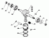 Echo SRM-201F - String Trimmer Ersatzteile Bearings, Crankshaft, Piston