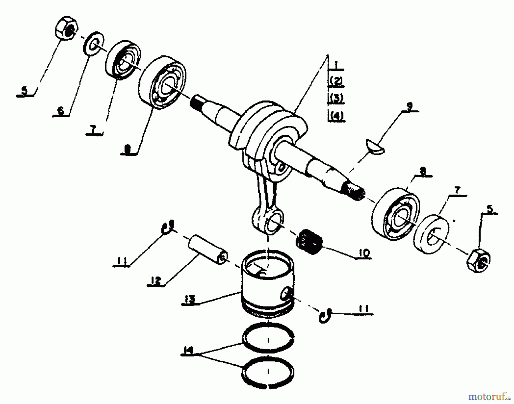 Echo Trimmer, Faden / Bürste SRM-201F - Echo String Trimmer Bearings, Crankshaft, Piston
