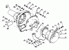 Echo SRM-201F - String Trimmer Ersatzteile Crankcase, Fan Cover