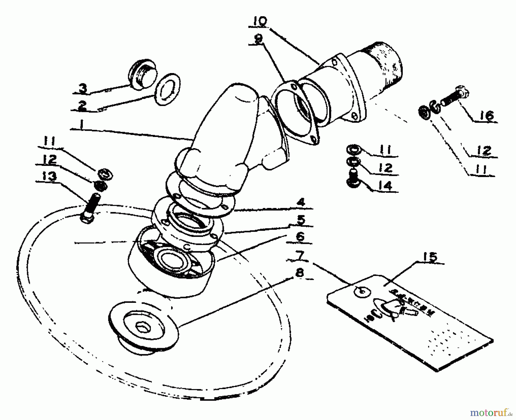  Echo Trimmer, Faden / Bürste SRM-201F - Echo String Trimmer Gear Case