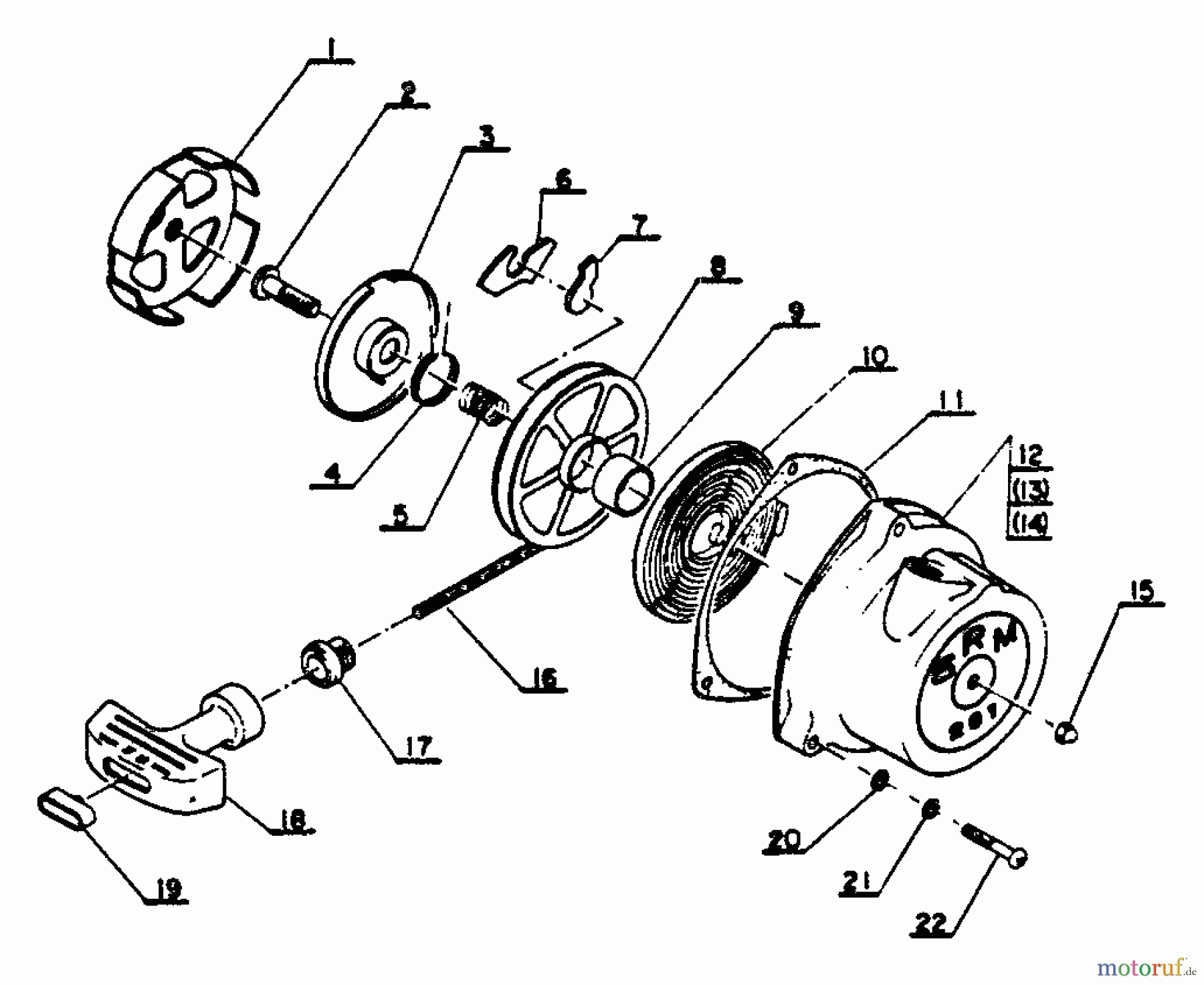 Echo Trimmer, Faden / Bürste SRM-201F - Echo String Trimmer Starter