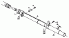 Echo SRM-202F - String Trimmer Ersatzteile Driveshaft