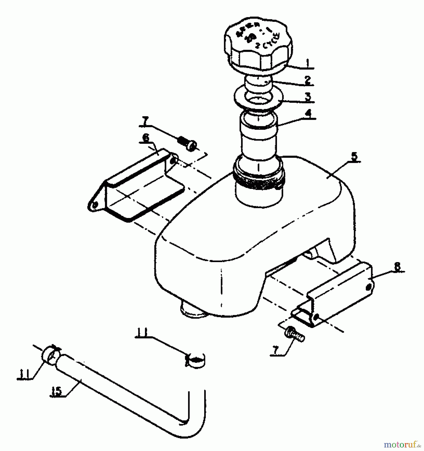  Echo Trimmer, Faden / Bürste SRM-202F - Echo String Trimmer Fuel System