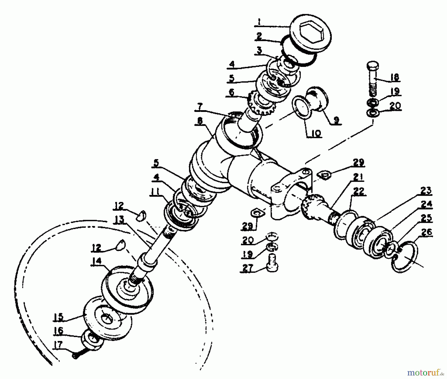  Echo Trimmer, Faden / Bürste SRM-202F - Echo String Trimmer Gear Case