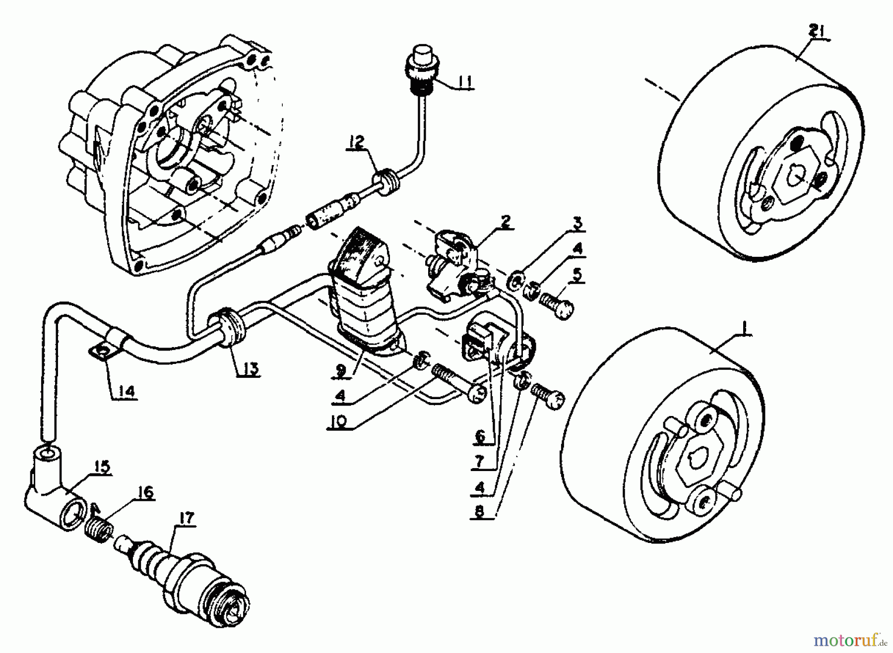 Echo Trimmer, Faden / Bürste SRM-202F - Echo String Trimmer Ignition