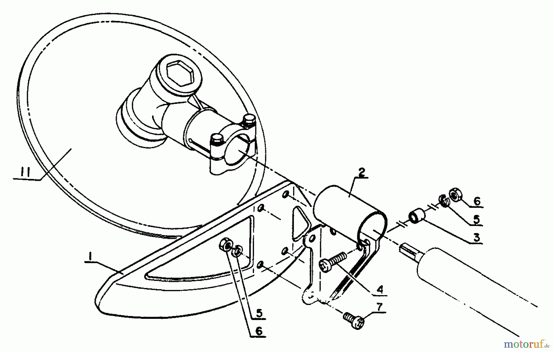  Echo Trimmer, Faden / Bürste SRM-202F - Echo String Trimmer Shield