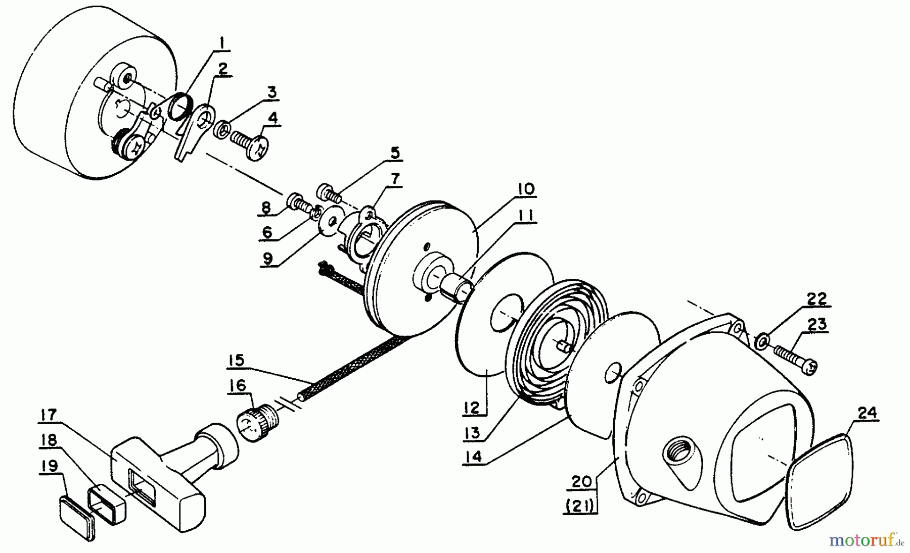 Echo Trimmer, Faden / Bürste SRM-202FA - Echo String Trimmer Starter
