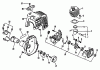 Echo SRM-2100 - String Trimmer, S/N:001001 - 159490 (Type 1) Ersatzteile Engine, Crankcase, Fan Housing, Clutch Drum, Cover