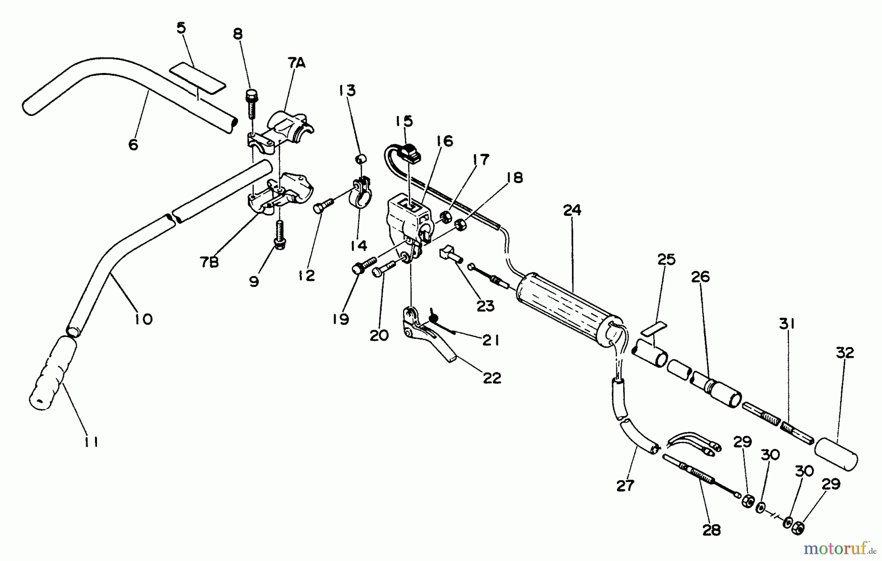  Echo Trimmer, Faden / Bürste SRM-210AE - Echo String Trimmer Driveshaft, Handles, Ignition Switch, Throttle