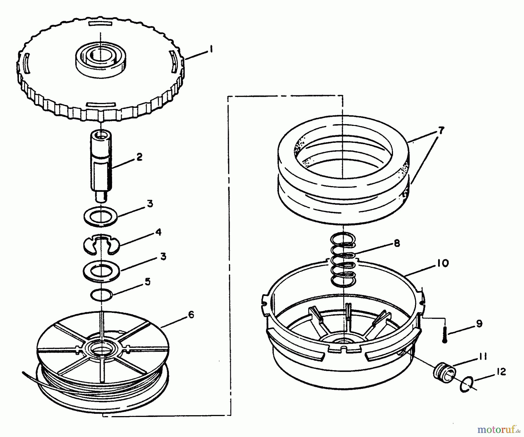 Echo Trimmer, Faden / Bürste SRM-210AE - Echo String Trimmer Line Head