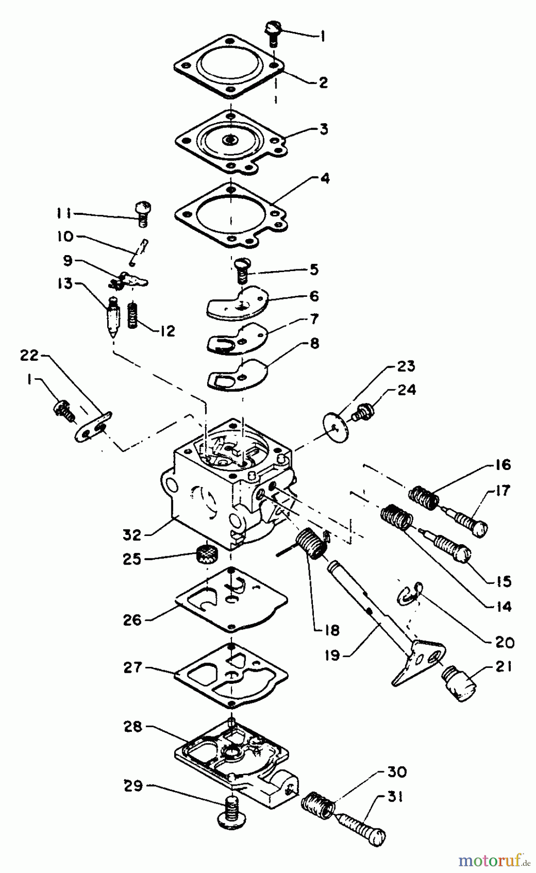  Echo Trimmer, Faden / Bürste SRM-210E - Echo String Trimmer Carburetor