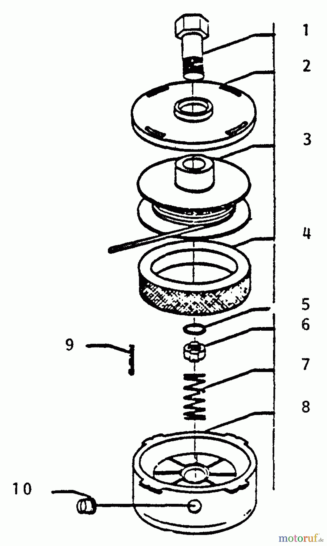 Echo Trimmer, Faden / Bürste SRM-210E - Echo String Trimmer Cutting Head Assembly