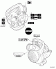 Echo PB-255 - Hand Held Blower, S/N: P06213001001 - P06213999999 Ersatzteile Labels