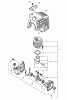 Echo SRM-2100 - String Trimmer (Type 1E) Ersatzteile Engine, Crankcase, Cylinder Cover