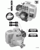 Echo SRM-210i - String Trimmer, S/N:S65411001001 - S65411999999 Ersatzteile Labels