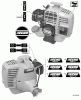 Echo SRM-210U - String Trimmer/Brush Cutter, S/N:05001001 - 05999999 Ersatzteile Labels
