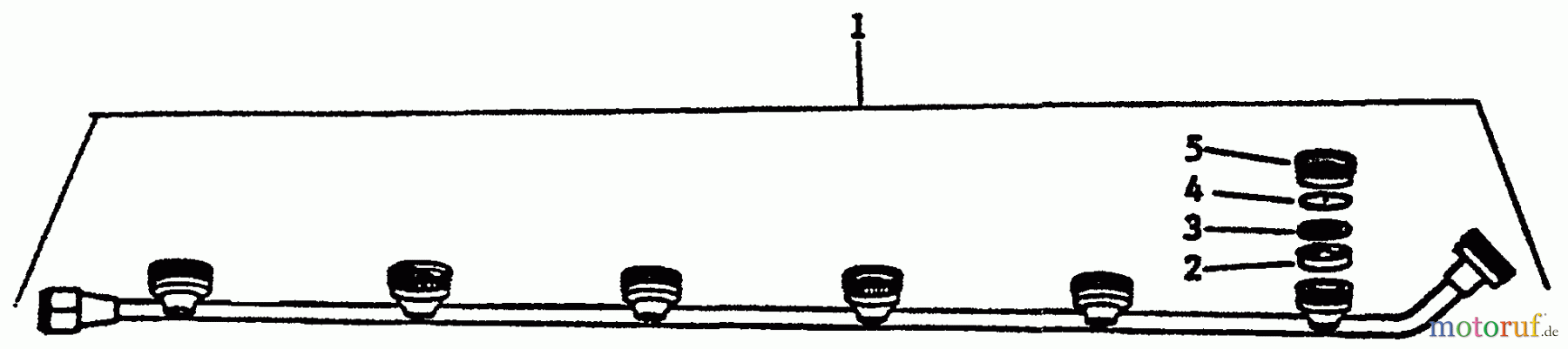 Echo Zubehör 22410410610 - Echo 7 Head Line Nozzle 22410410610 7-Head Line Nozzle Assembly