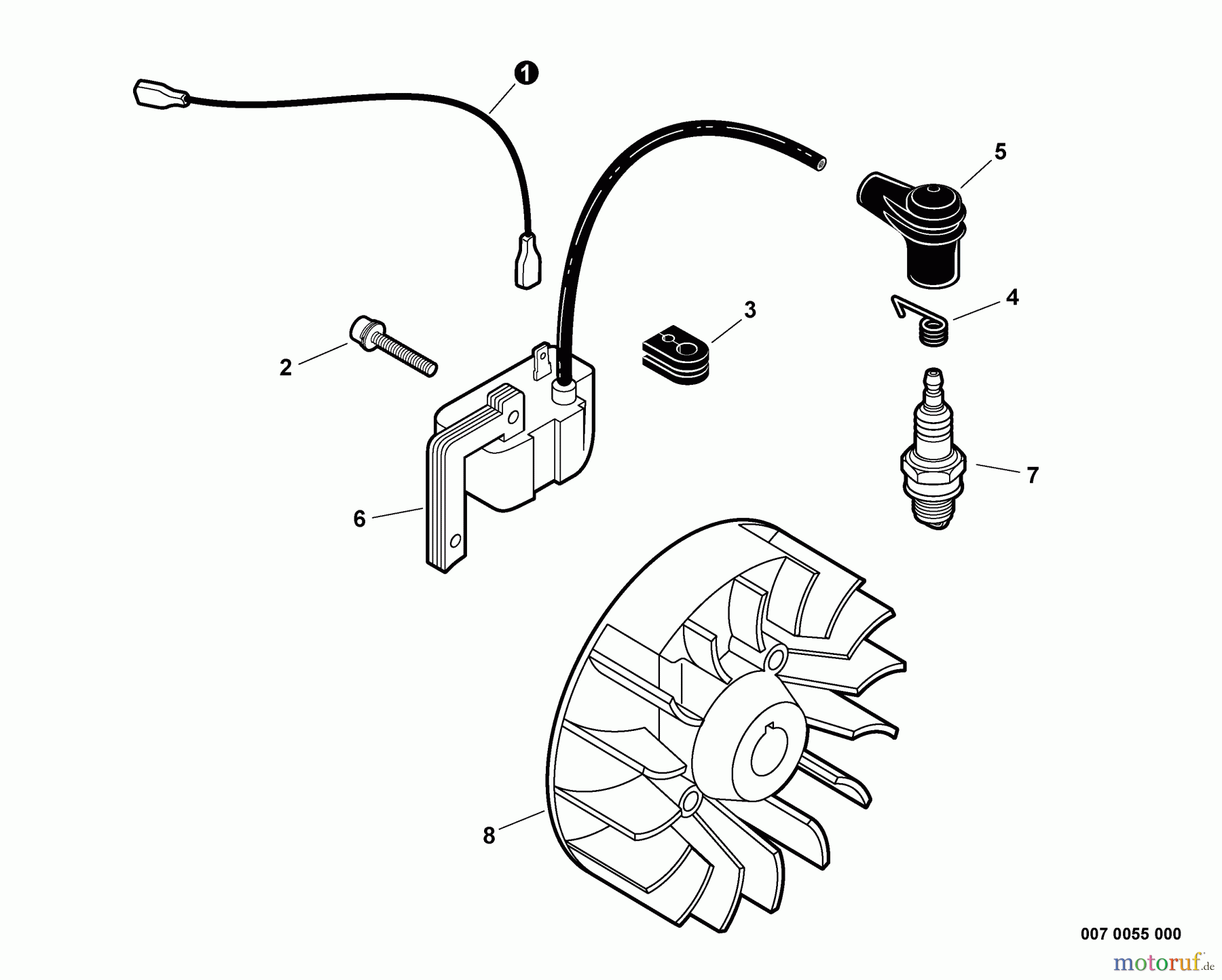 Echo Trimmer, Faden / Bürste GT-22GES - Echo String Trimmer Ignition