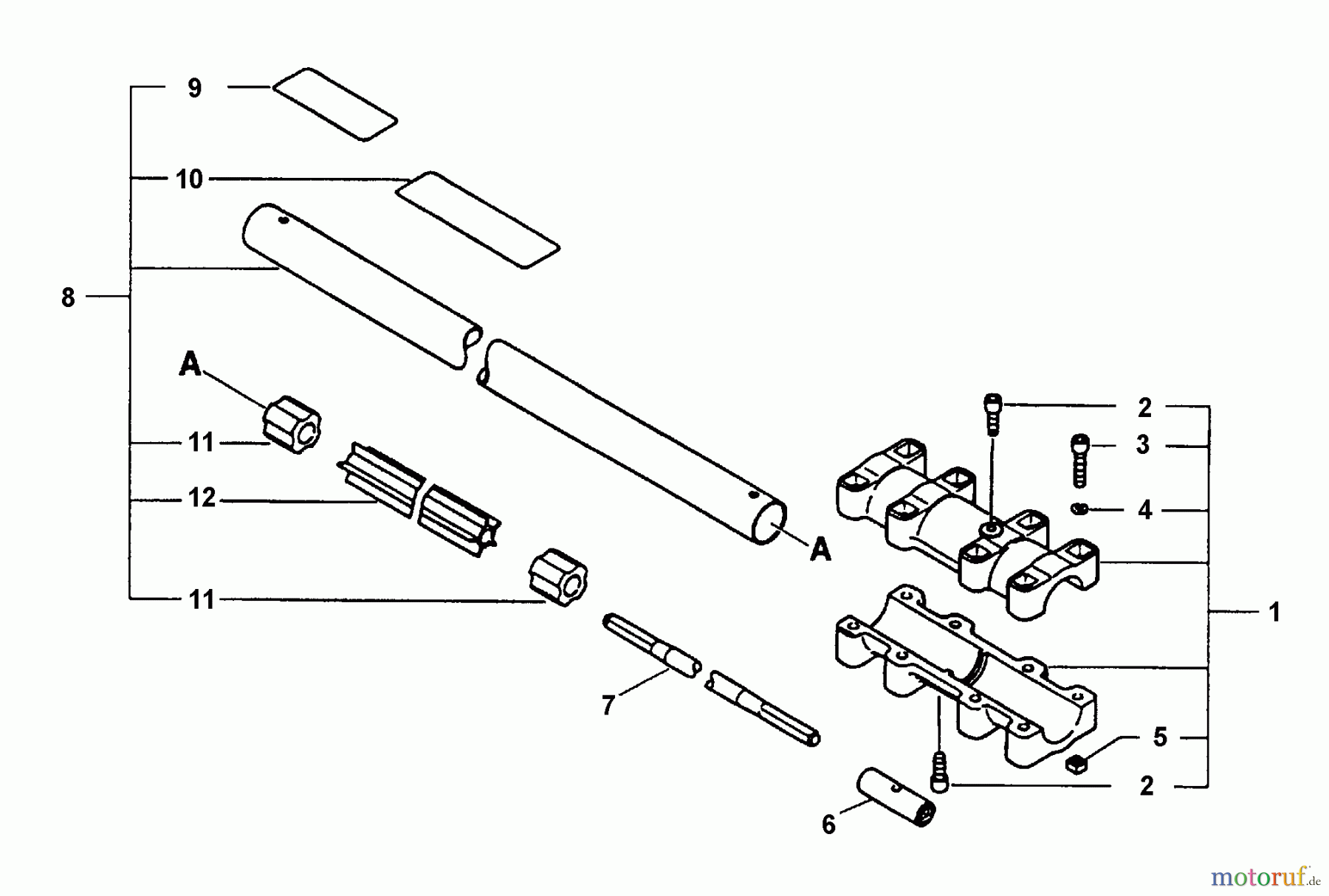 Echo Sägen Zubehör 99945200030 - Echo Shaft Extension - 2.5 Foot 2-1/2 Foot Extension