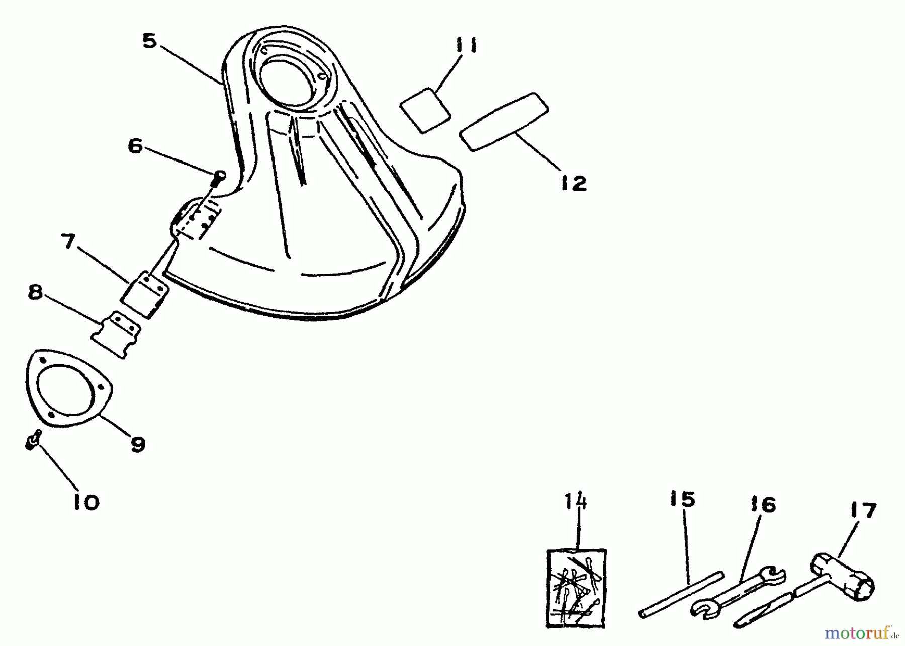 Echo Trimmer, Faden / Bürste SRM-2300 - Echo String Trimmer Shield, Plastic, Tools