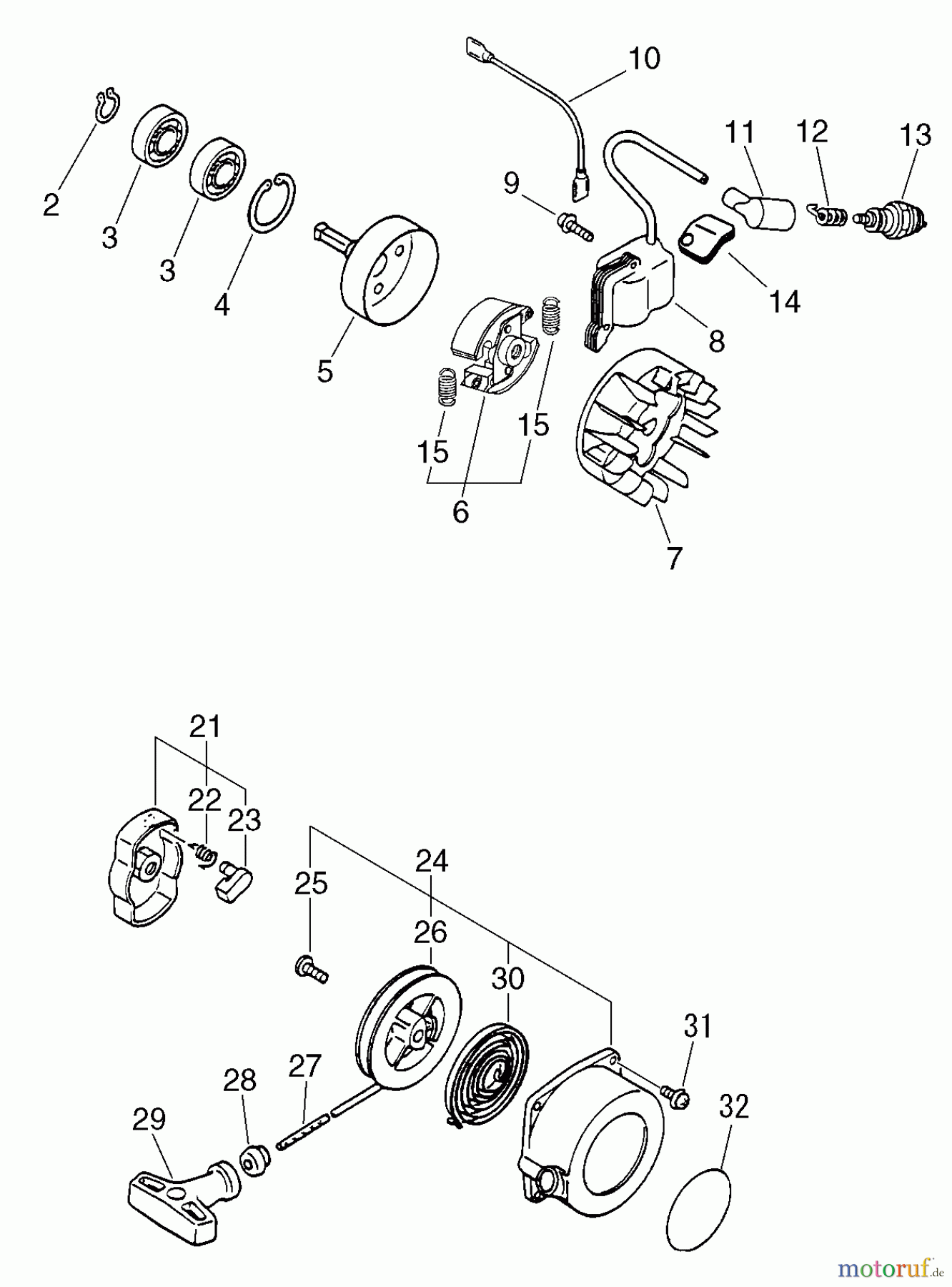Echo Trimmer, Faden / Bürste SRM-2305 - Echo String Trimmer, Brushcutter (Part 2)