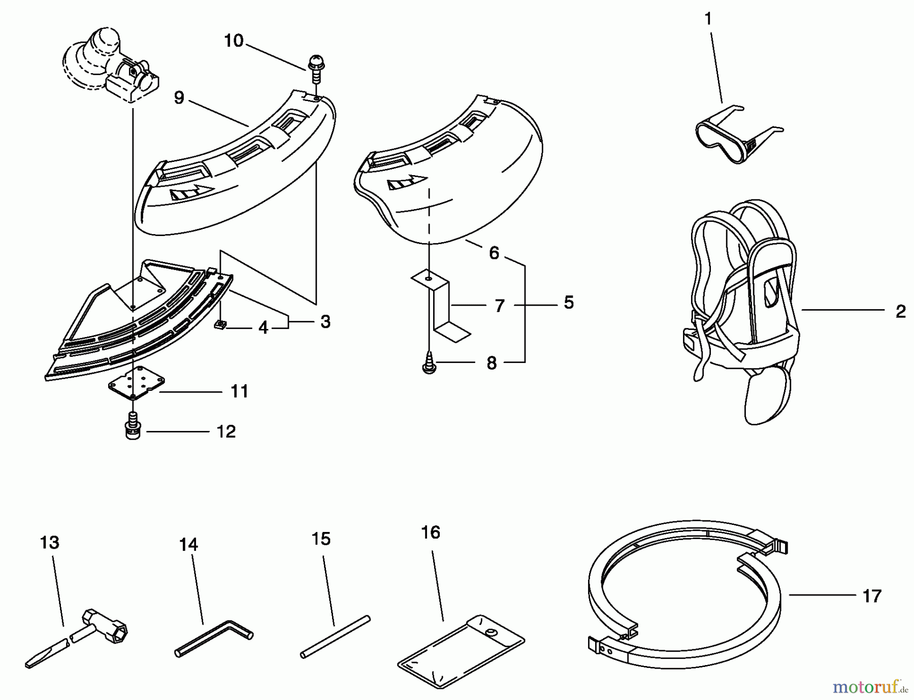  Echo Trimmer, Faden / Bürste SRM-2305 - Echo String Trimmer, Brushcutter (Part 5)