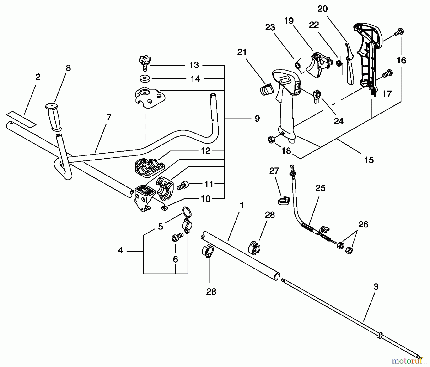 Echo Trimmer, Faden / Bürste SRM-2305 - Echo String Trimmer, Brushcutter (Part 6)