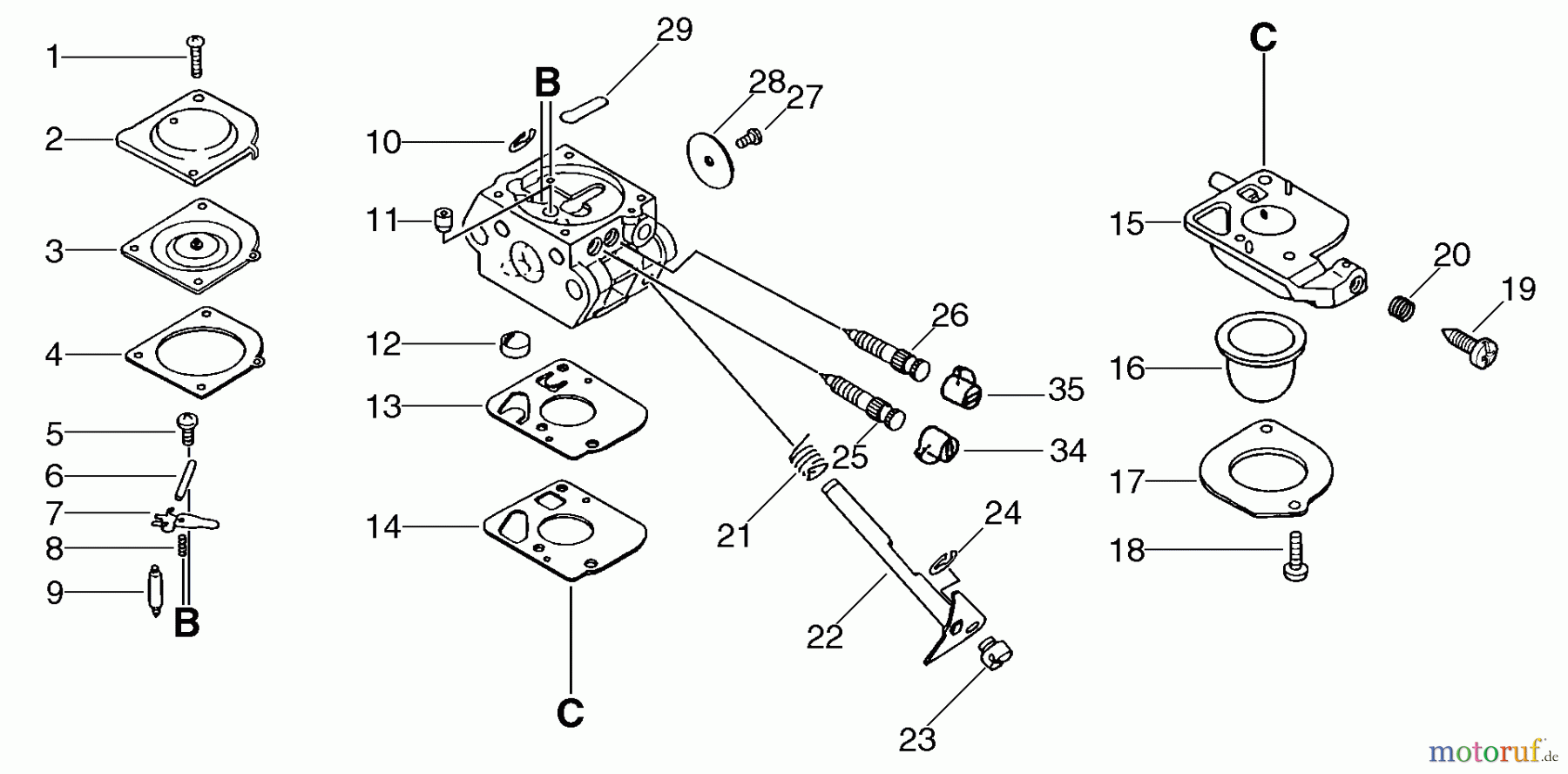 Echo Trimmer, Faden / Bürste SRM-2305 - Echo String Trimmer, Brushcutter (Part 8)