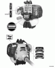 Echo SRM-231U - String Trimmer/Brush Cutter, S/N:02001001 - 02999999 Ersatzteile Labels