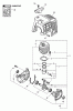 Echo SRM-2400 - String Trimmer (Type 1E) Ersatzteile Engine, Crankcase, Cylinder Cover