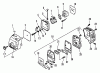 Echo SRM-2501 - String Trimmer, S/N:0043001 - 0061968 Ersatzteile Intake, Exhaust, Air Cleaner