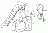 Echo SRM-2501 - String Trimmer, S/N:079352 - 098240 Ersatzteile Gear Case, Shield, Metal, Harness
