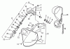 Echo SRM-2510 - String Trimmer, S/N:098241 - 999999 Ersatzteile Gear Case, Shield, Metal, Harness