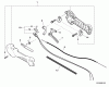 Echo SRM-251E - String Trimmer, S/N:08001001 - 08999999 Ersatzteile Control Handle, Throttle Cable