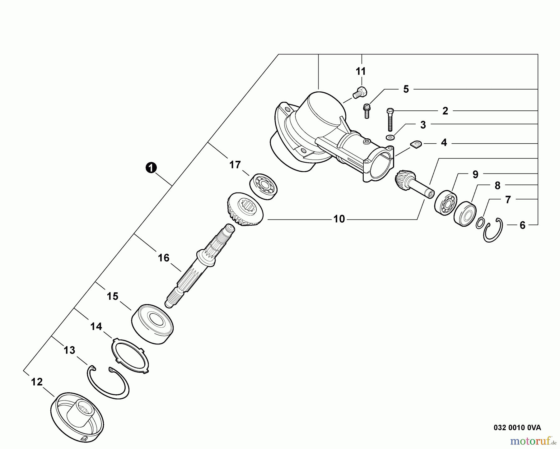 Echo Trimmer, Faden / Bürste SRM-211SB - Echo String Trimmer, S/N: 09001001 - 09999999 Gear Case S/N: 09001085 - 09999999