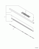 Echo SRM-210SB - String Trimmer, S/N: S73012001001 - S73012999999 Ersatzteile Main Pipe Assembly, Driveshaft -- Lower