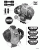 Echo SRM-265S - String Trimmer, S/N:S80913001001 - S80913999999 Ersatzteile Labels