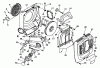 Echo PB-300E - Back Pack Blower, S/N 0049617 - 9999999 Ersatzteile Fan, Housings, Handle, Throttle
