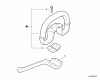 Echo SRM-280S - String Trimmer, S/N:S66611001001 - S66611999999 Ersatzteile Front Handle
