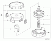Echo SRM-266S - String Trimmer, S/N: T42211001001 - T42211999999 Ersatzteile SPEED-FEED 450 Trimmer Head