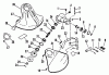 Echo SRM-3000 - String Trimmer, S/N:034001 - 037500 Ersatzteile Shield, Gear Case, Tools