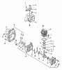 Echo SRM-3000 - String Trimmer, S/N:043226 - 999999 Ersatzteile Engine, Crankcase, Fan Housing, Cover
