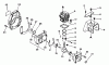 Echo SRM-3000 - String Trimmer, S/N:001001 - 021090 Ersatzteile Engine, Crankcase, Fan Housing, Cover
